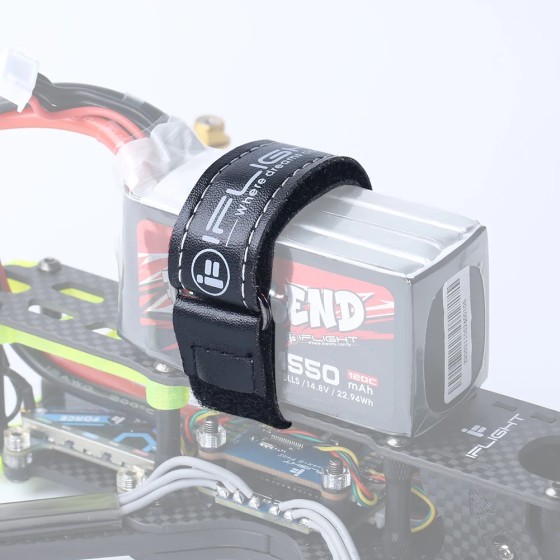 IFlight Special Microfiber Leather Lithium Battery Tie for Model Aircraft FPV Traversing Machine Battery Fixed Strap